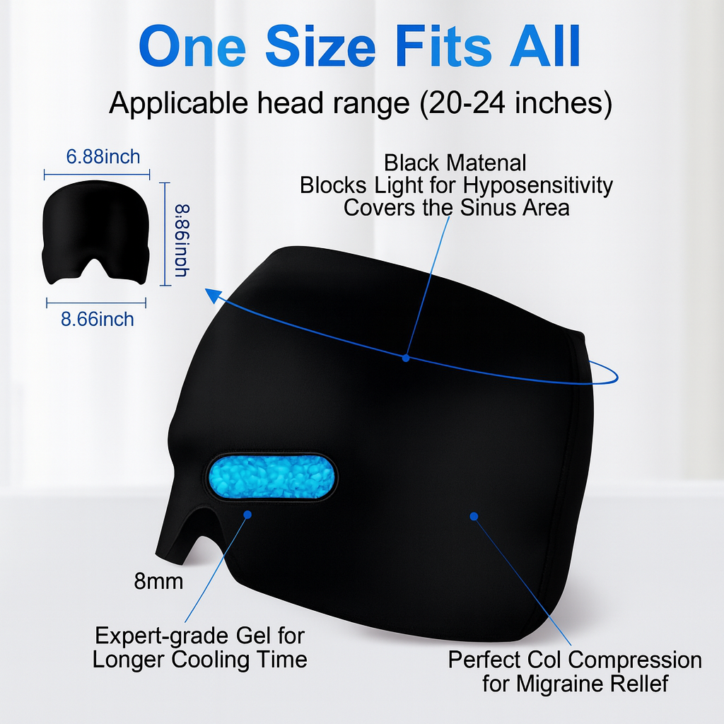 Migraine and Headache Relief Cap